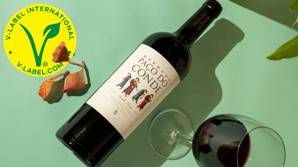 herdade paco do conde selo vinho vegano